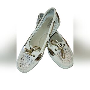 Pink Bling Starfish Sperry Boat Shoes